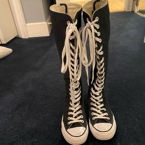 Knee high Converse All Stars